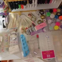 لوازم کاشت ناخن|آرایشی، بهداشتی، درمانی|مشکیندشت, |دیوار