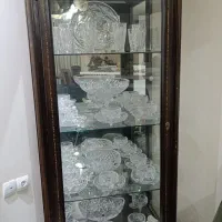 بوفه چوب،معرق کاری  و مبل راحتی ۷نفره