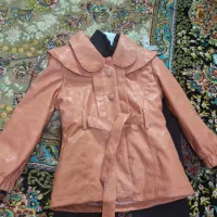 کاپشن چرم دخترانه۳،۴سال