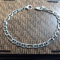 دستبند نقره مردانه مدل فیگارو