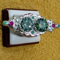 انگشتر نقره موزانایت