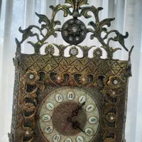 بوفه وساعت برنجی ست طرح خورشیدی