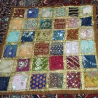 رومیزی سنتی سوزن دوزی ۴۰ تیکه هندی|کلکسیون اشیاء عتیقه|شاهین‌شهر, شهرک گلدیس|دیوار