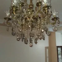 لوستر برنجی ۶شاخه ۱۲شعله