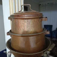 ماهیتابه و قابلمه مسی