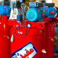 کمپرسور باد خوابیده 100لیتری و ایستاده 150 لیتری