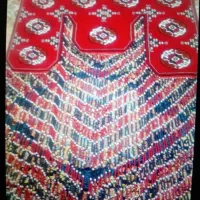 پرده ترکمنی دست بافت|پرده، رانر، رومیزی|گرگان, |دیوار