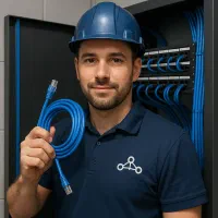 اجرای پسیو شبکه- دوربین-فیبر نوری