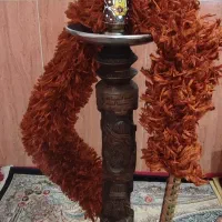 قلیان چوبی و برنج