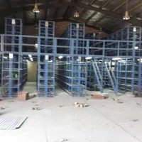 قفسه فلزی ابی و بالکن سنگین دست دوم