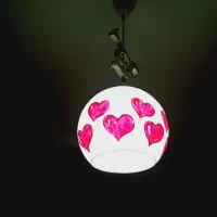 لوستر کلاسیک طرح قلب