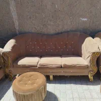 مبل ده نفره بامیز|مبلمان خانگی و میز عسلی|تربت‌حیدریه, شهرک ولیعصر|دیوار