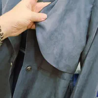 مانتو مجلسی مخمل طوسی مزوندوز سایز۴۰|لباس|ری, دیلمان|دیوار