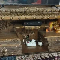 گنجه و ساعت و میز تی وی فرفوژه|بوفه، ویترین، کنسول|مشهد, رده|دیوار