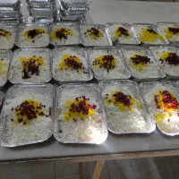 غذای اقتصادی۱۹۰ تومان جوجه کوبیده عدس پلو زرشک پلو