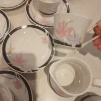 سرویس چای وقهوه خوری کاملا نو قدمتدار|ظروف سرو و پذیرایی|تهران, حسینآباد|دیوار