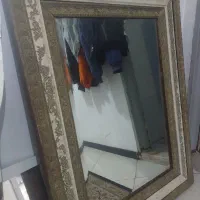 آینه سنگی عتیقه چوب روسی