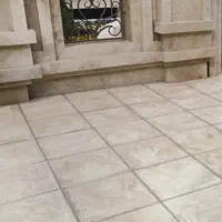استخر متور خانه دیوار چینی سمانکاری سیاه و سفید