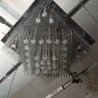 سقفی/لوستر/کریستالی/ نی خور|لوستر و چراغ آویز|کرمانشاه, |دیوار