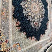 فرش نسیم سرمه ای ۷۰۰شانه اکرولیک  ۶و۹و۱۲ متری