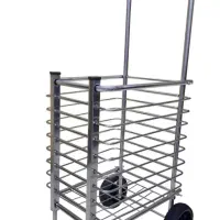 چرخ خرید استیل تاشو ضخیم اعلاء