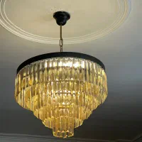 لوستر ۸شاخه کریستالی