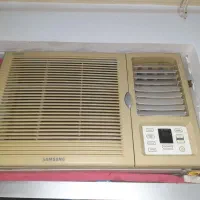 کولر پنجره ای سالم همراه جاکولری المینیوم رو پنجره