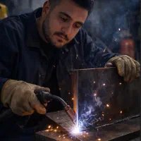 جوشکار ماهر برای مخزن سازی و دستگاه سازی