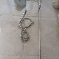 شیر دوش حمام به همراه علم دوش|لوازم سرویس بهداشتی|اصفهان, باتون|دیوار