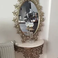 آینه شمعدان برنز