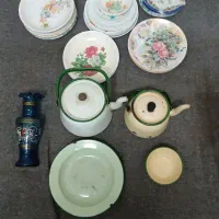 ملامین ظروف لعابی و گلدان