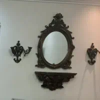 آیینه و شمعدان پلیستر