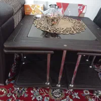 مبل هفت نفره درحدنو تمیزبامیزعسلی قیمت۵ میلیون|مبلمان خانگی و میز عسلی|خرمدره, |دیوار