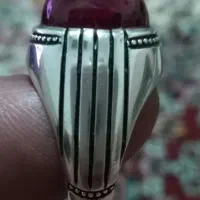 انگشتر نقره یاقوت|جواهرات|کرمانشاه, |دیوار