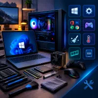 نصب ویندوز ، برنامه و بازی در محل شما