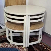 میز غذا خوری .میز عسلی .آینه شمعدان