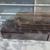 میز تلویزن نو تمام چوب