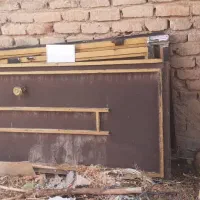 سه لنگه درب حیاطی در شازند