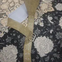 کمربند بدنسازی چرم