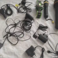 چندعددشارژرفندکی ماشین وشارژرموبایل.وچراغ قوه