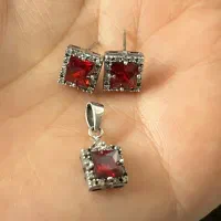 نیم ست نقره