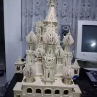 ماکت چوبی کلیسای سن پترزبورگ|مجسمه، تندیس، ماکت|مهاجران, |دیوار