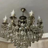 لوستر تمام برنز|لوستر و چراغ آویز|اردبیل, |دیوار