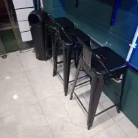 صندلی فلزی و میز بعلت جمع آوری|کافی‌شاپ و رستوران|رشت, جهاد|دیوار