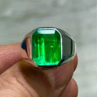 زیبا ترین و خاص ترین انگشتر ( زمرد کلمبیایی )