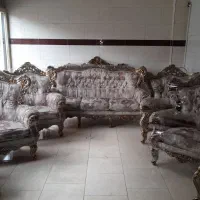 حراج مبل سلطنتی ۹ نفره چوب راش