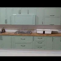 کابینت آماده پیش ساخته آشپزخانه/کتان/آنتی فینگر/صا|مصالح و تجهیزات ساختمان|ماهدشت, |دیوار