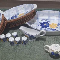 ظرف گل پنبه سوپ خوری نمکدان بستنی سس خوری|ظروف سرو و پذیرایی|تهران, نظام‌آباد|دیوار