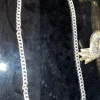 زنجیر نقره ایتالیا 925|جواهرات|قم, باجک یک|دیوار