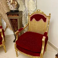 مبلمان حصیری و غذاخوری شش نفره برند پیکاسو انتیک